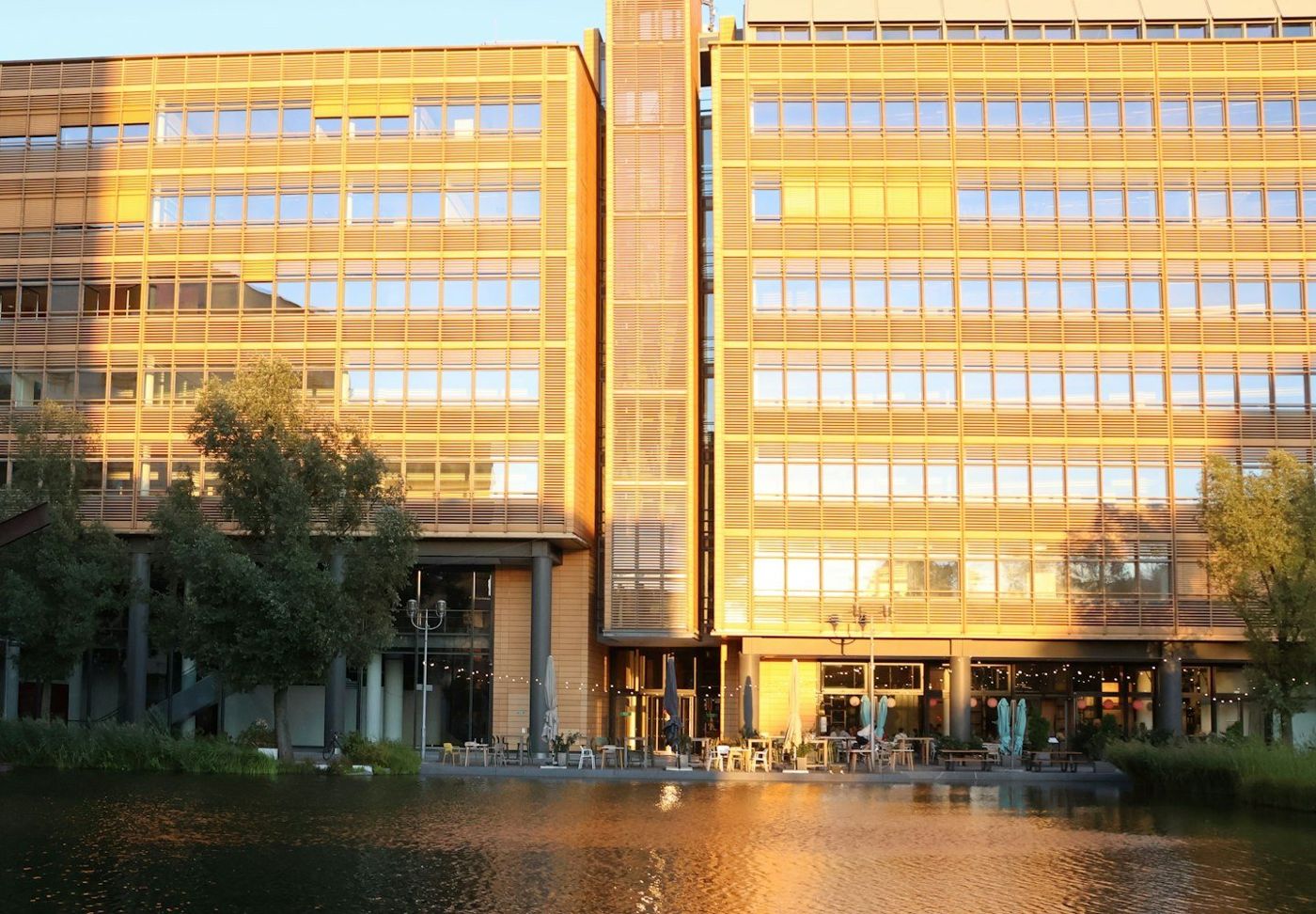 The finished office building